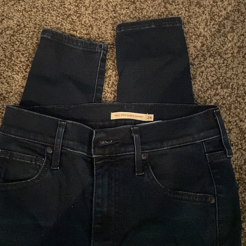 Levi dark denim